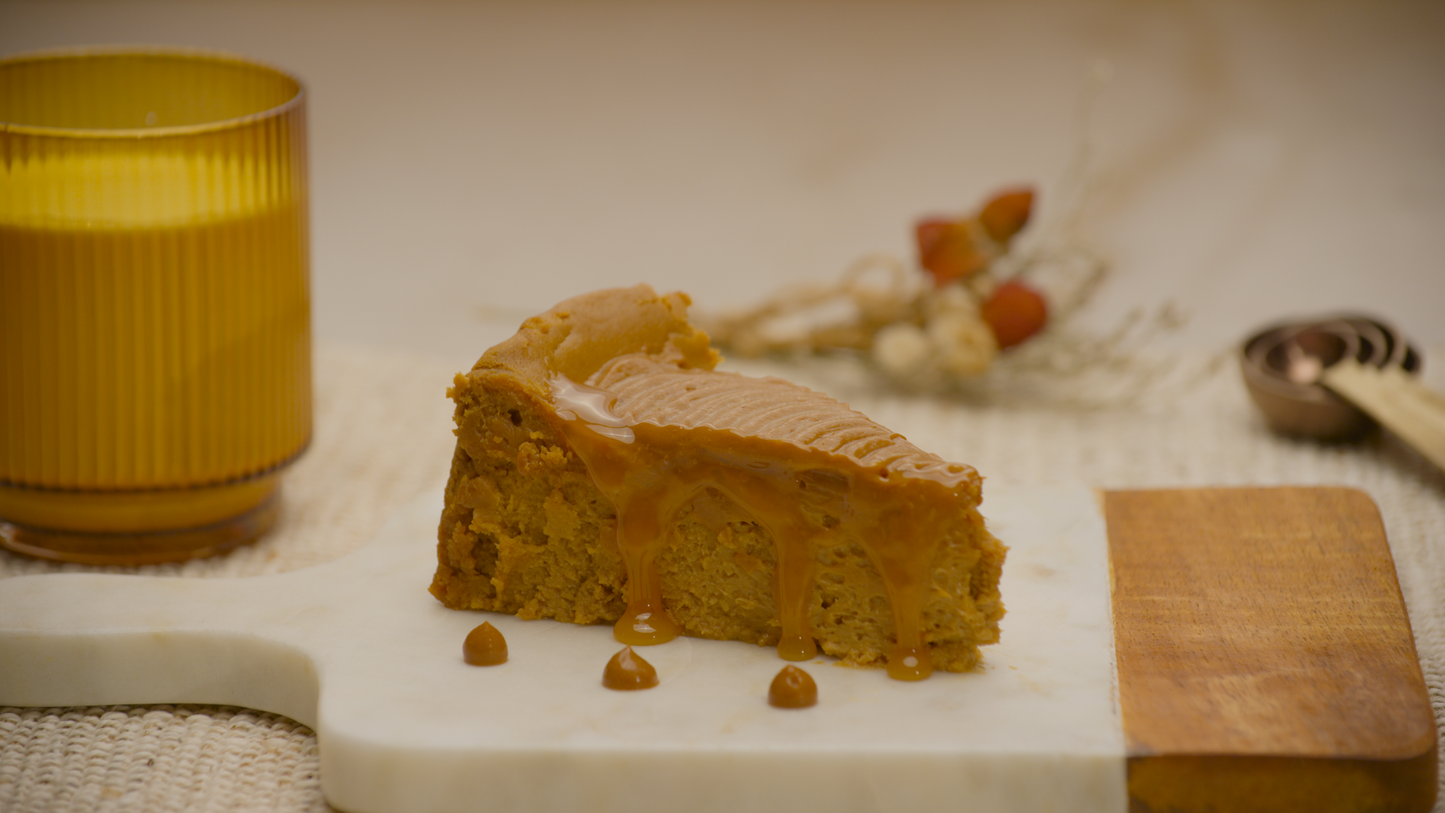 Dulce de Leche Basque Slice