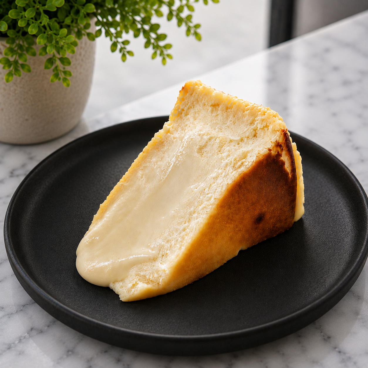 Classic Burnt Basque Slice Cheesecake