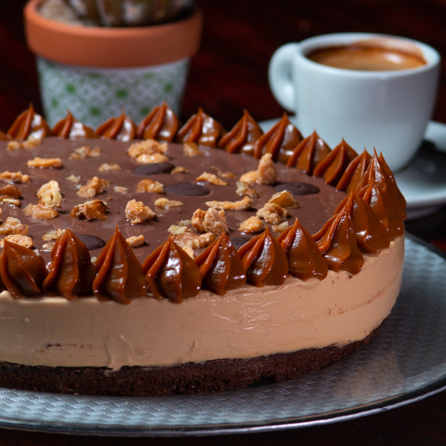 Whole Brownie & Dulce de leche