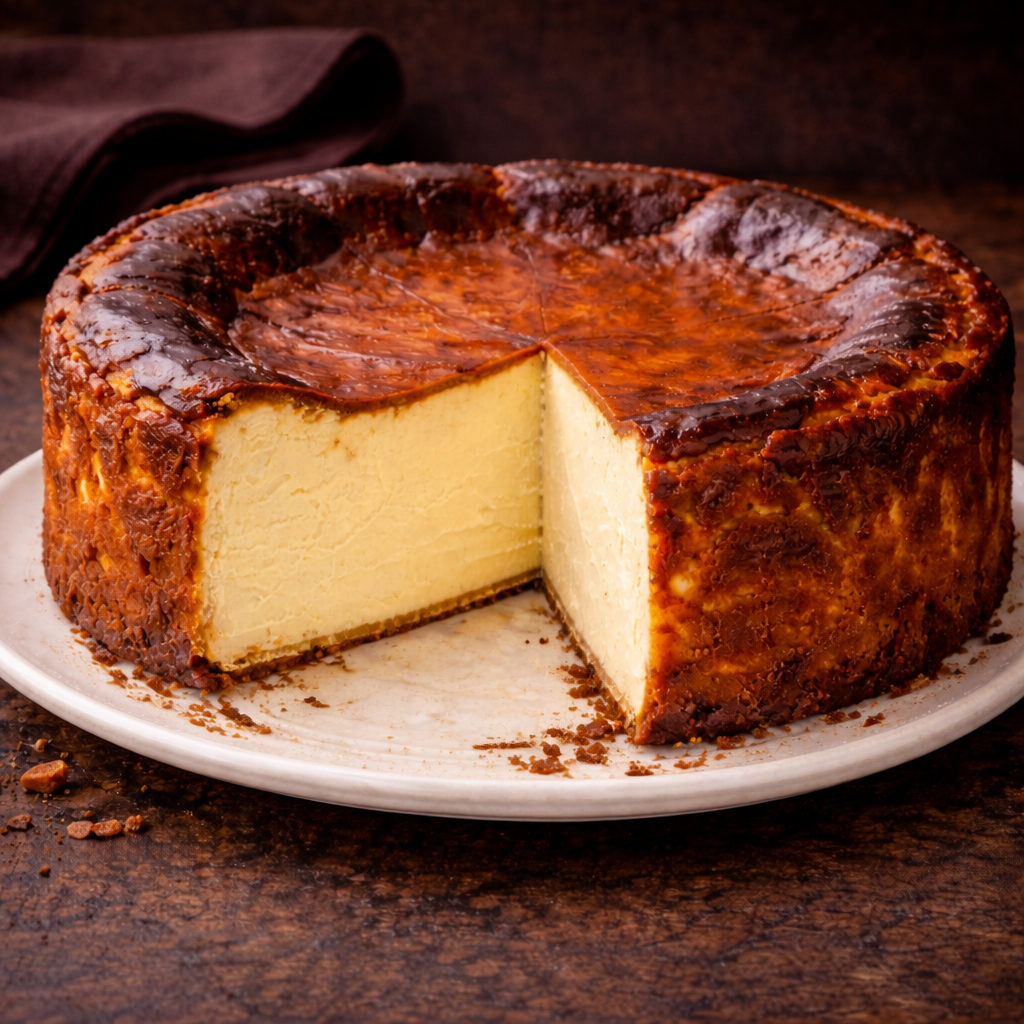 Whole Burnt Basque Cheesecake