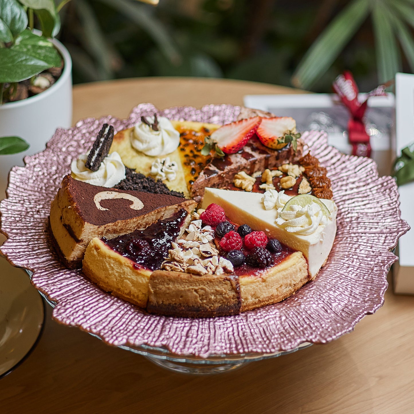 Whole Rainbow Cheesecake