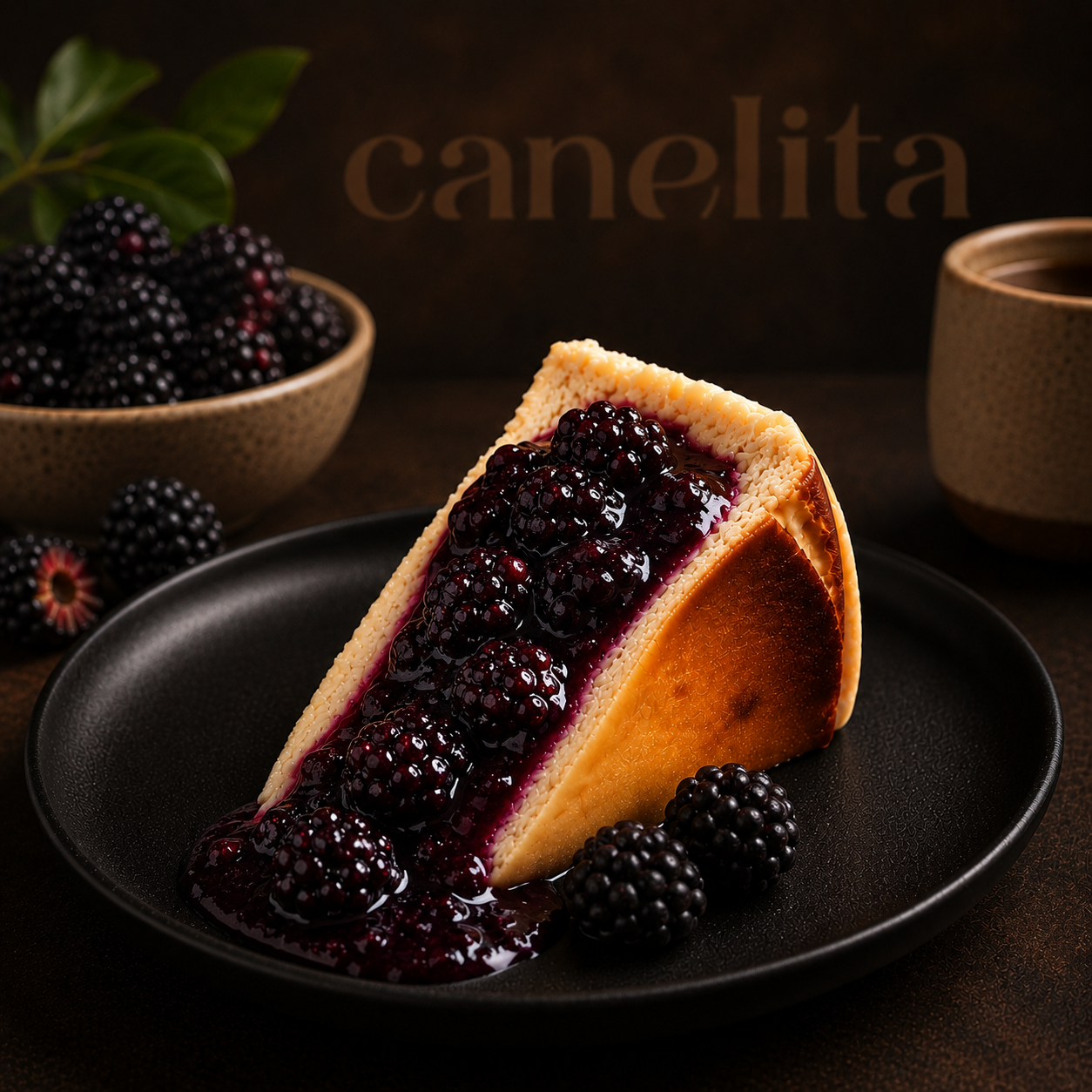 Blackberry slice Cheesecake