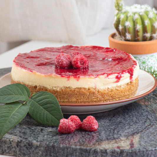 Whole Raspberry Cheesecake