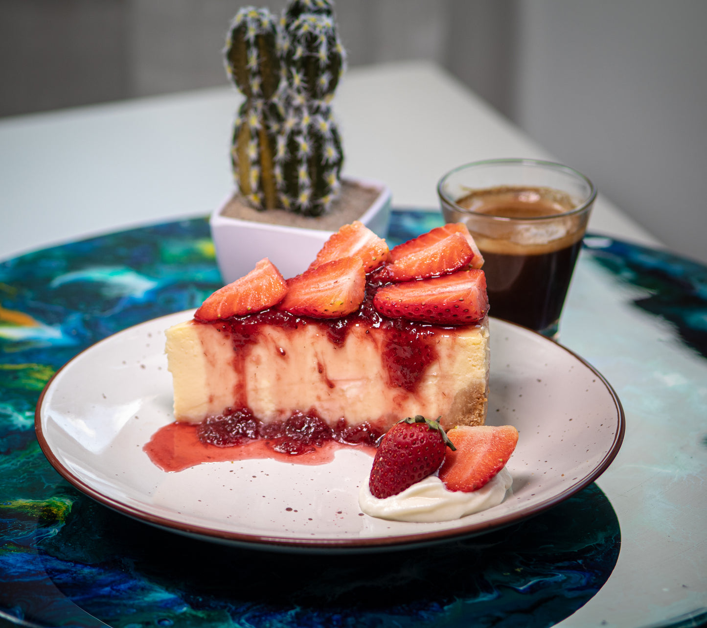 Strawberry Cheesecake Slice