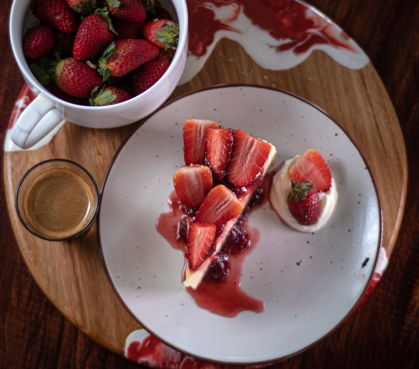 Strawberry Cheesecake Slice