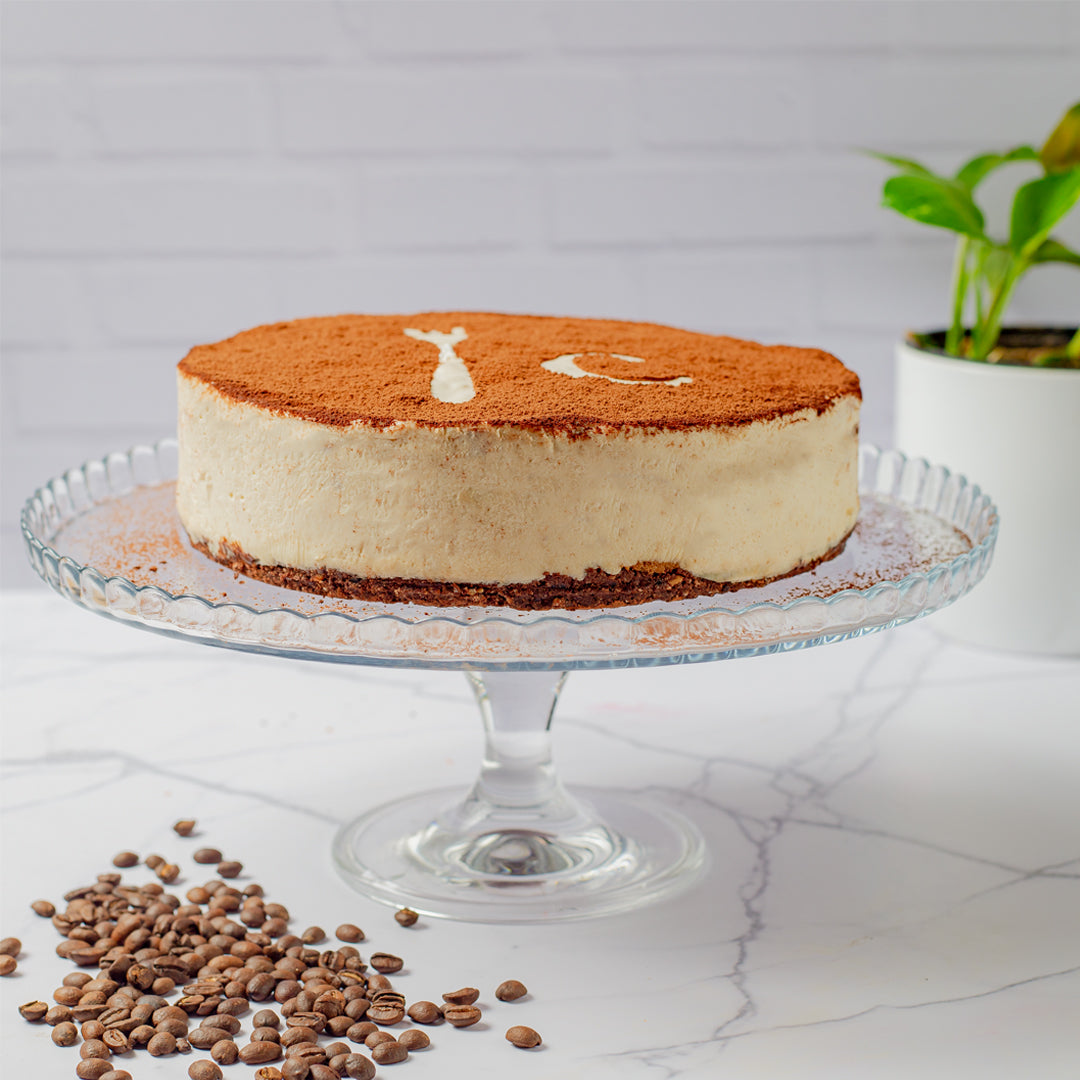 Tiramisu slice cheesecake