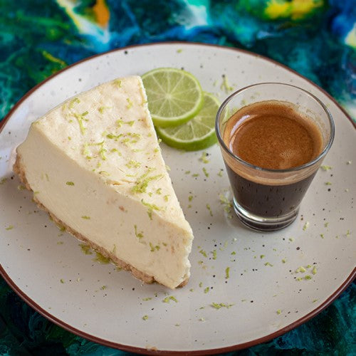 Lemon Chessecake slice